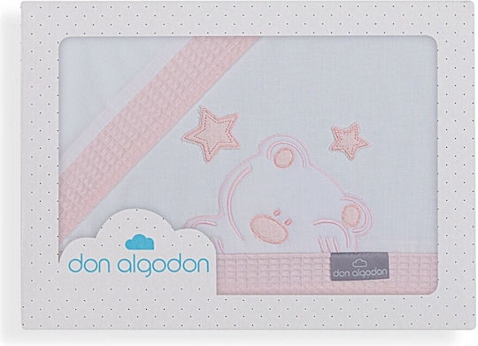 Don Algodon Σετ με Λάστιχο Viggo Ροζ 70x140εκ. Don Algodon Σετ με Λάστιχο Viggo Ροζ 70x140εκ.