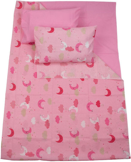 Kamtex Baby Σετ Ροζ 100x146εκ.