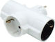 Cross Power Strip 3 Sockets