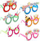 Relaxdays Set 6 Ochelari de Petrecere Relaxdays Happy Birthday Diferite Modele