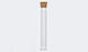 ED Collection Glass Bottle for Wedding Favors Glass Tube with Ribbon for Wedding Favors 15x2.5cm 1pcs