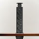 Hidden Electric Distributor 4 Sockets Glossy Black Delight