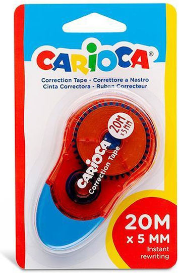 Carioca Διορθωτική Ταινία Κόκκινο 12τμχ