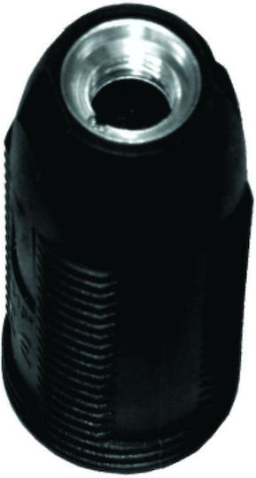 Elvhx Power Socket with Socket E14 in Black color Set 1pcs EL414532