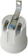 Elvhx Power Socket with Socket E27 in White color Set 1pcs 2937
