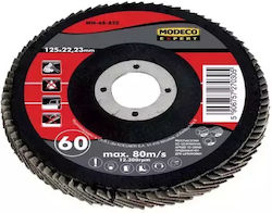 Modeco Δίσκος Λείανσης Φτερωτός Νο 80 115mm Δίσκος Λείανσης Μετάλλου 115mm 10τμχ
