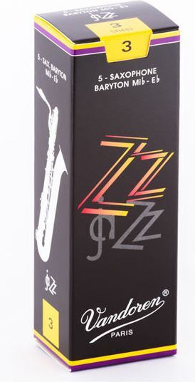 Vandoren Zz Jazz Reeds Baritone Saxophone No. 3 1 pc. Reeds