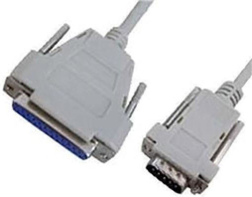 Cable RS232 25-pin male to RS232 9-pin male 2m (04.001.0097) 1pcs