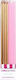 Party Tall Metallic Candles 18 cm Gold Pink Ahc214