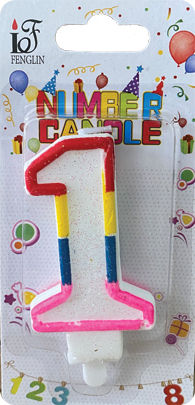 AGC Birthday Candle Number "1" 10904023-1