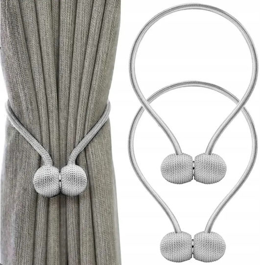 Verk Group Tie-Back Magnetic Gray 1pcs Verk Group Tie-Back Magnetic Gray 1pcs