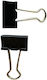 Cleme Metalice 25mm Negre 12buc