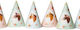 PartyDeco Party Hats Vintage Horse 6 Pieces