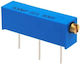 Potentiometer Trimmer Mehrgang-Potentiometer Horizontal 1Stück 01.009.0127