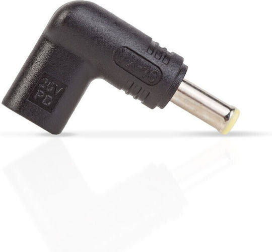 USB адаптер Type-C към DC 5.5 x 3.0 мм Samsung 20V
