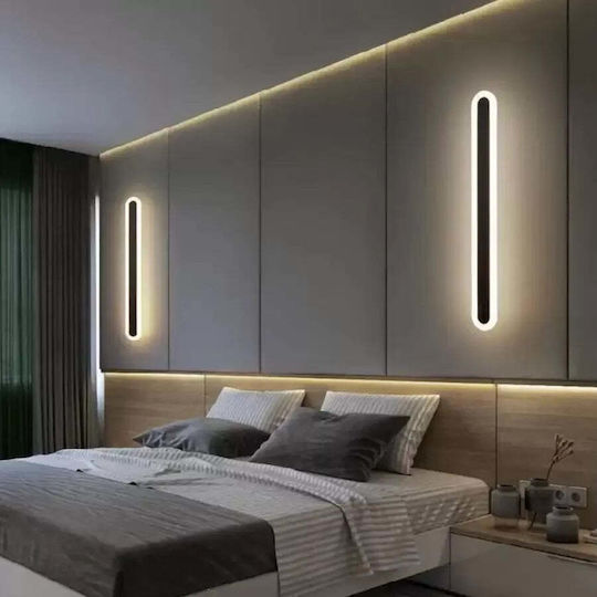Caspian 15w Black Led Wall Light