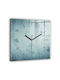 Tulup Silent Antique Wall Clock Glass Blue 30x30cm
