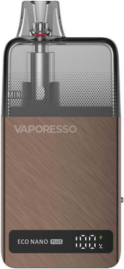 Vaporesso Eco Nano Plus Pod-Bausatz 10ml mit eingebauter Batterie 1400mAh Mocha Brown
