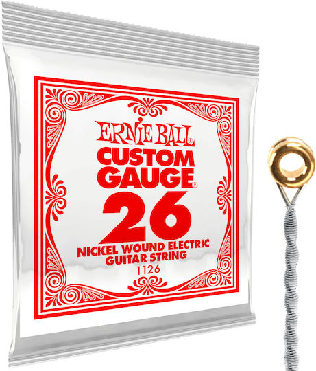 Ernie Ball Single Nickel Wound Mandolin String 26" Ball End