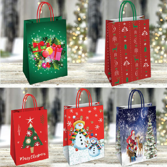 Florio Weihnachtlich Tasche für Geschenke 23x10x29cm.