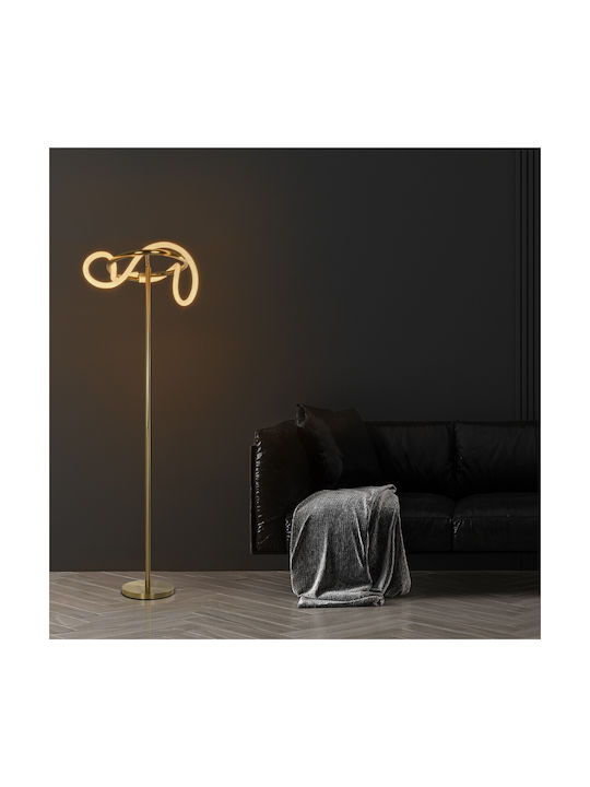 kelvo Glow LED Φωτιστικό Δαπέδου Υ160εκ. Χρυσό kelvo Glow LED Φωτιστικό Δαπέδου Υ160εκ. Χρυσό