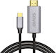 Savio Кабел HDMI мъжки - HDMI мъжки 2м Черен