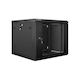 Lanberg Επιτοίχια Καμπίνα Rack 9U Μαύρο WF01-6609-23B