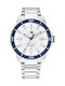 Tommy Hilfiger Remy Ανδρικό Ρολόι Μπαταρίας με Ασημί Μεταλλικό Μπρασελέ