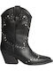Women's Ankle Boots with Medium Heel Black