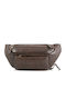 Leather Waist Bag Brown
