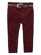 Set of Kids' Pants Burgundy
