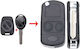Car Key Cover Case Knife Type Compatible Land Rover Freelander Conversion From Standard Key