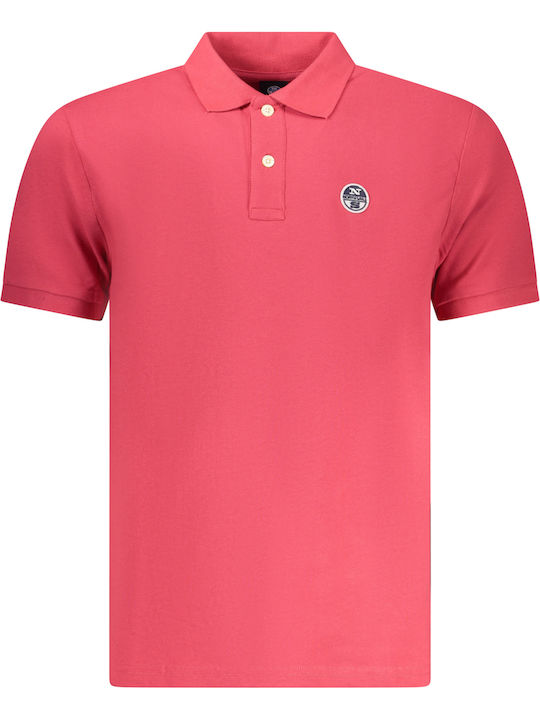 North Sails Polo Μπλούζα Κοντομάνικη Red