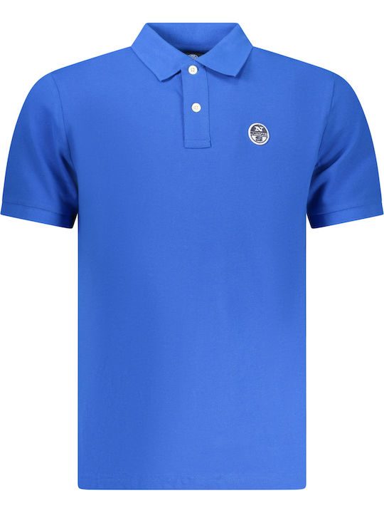 North Sails Polo Μπλούζα Κοντομάνικη Blue