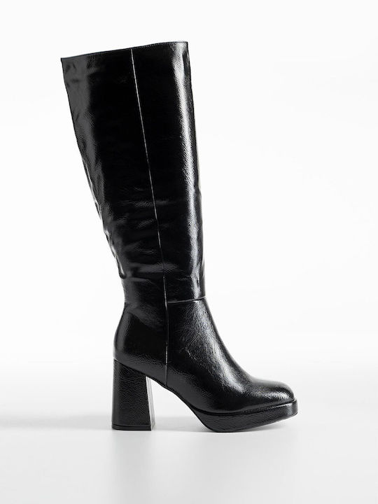 Bozikis Synthetic Leather High Heel Women's Boo...