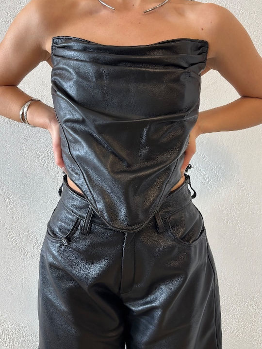 Γυναικεία Μπλούζα Κορσές Black