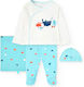 Boboli Комплект дрехи за новородено за момче 4бр