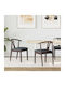 Столички Трапезария Light Brown, Black 2бр 50.5x61x80.5бр