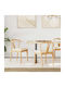 Dining Room Wooden Chair Natural And Light 50.5x61x80.5cm 2pcs