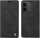 Yikatu Yk-004 Book Synthetic Leather / Silicone Black (Redmi 15C)