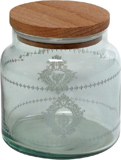 Espiel Helen Set 4 Bucăți Vaze Utilizare Generală Cu Capac Sticlă Verde 635ml 4 Bucăți