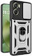 Slide Cover Back Cover Metallic Silver (Moto G06)