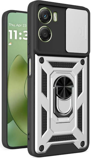 Slide Cover Back Cover Metallic Silver (Moto G06)