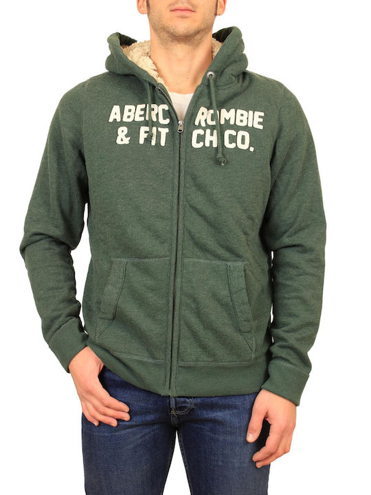 Green Hooded Cardigan