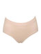 High-waisted Women's Slip Beige
