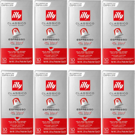 Illy Κάψουλες Espresso Classico Συμβατές με Μηχανή Nespresso 10caps