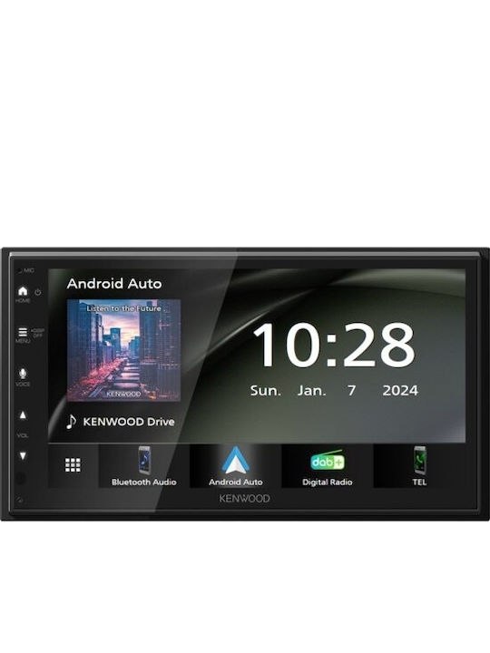 Kenwood Sistem Audio Auto pentru Honda Curent (Bluetooth/USB/WiFi/GPS/Apple-Carplay/Android-Auto) cu Ecran Tactil 6.8"