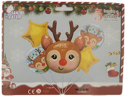 Set Luftballons Merry Christmas – 5 Stücke 1 Set 3 Designs