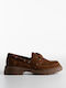 Γυναικεία Loafers σε Καφέ Χρώμα