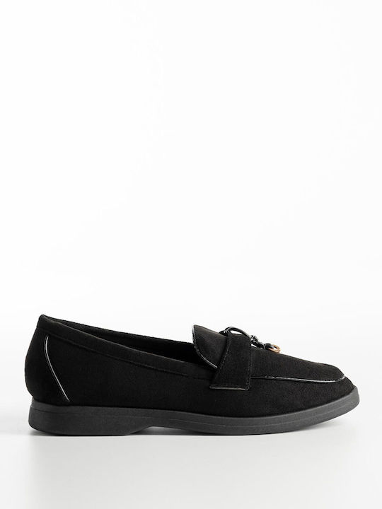 Bozikis Γυναικεία Loafers σε Μαύρο Χρώμα